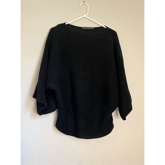 Ralph Lauren black label boxy oversized dolman sweater L XL - Picture 1 of 6